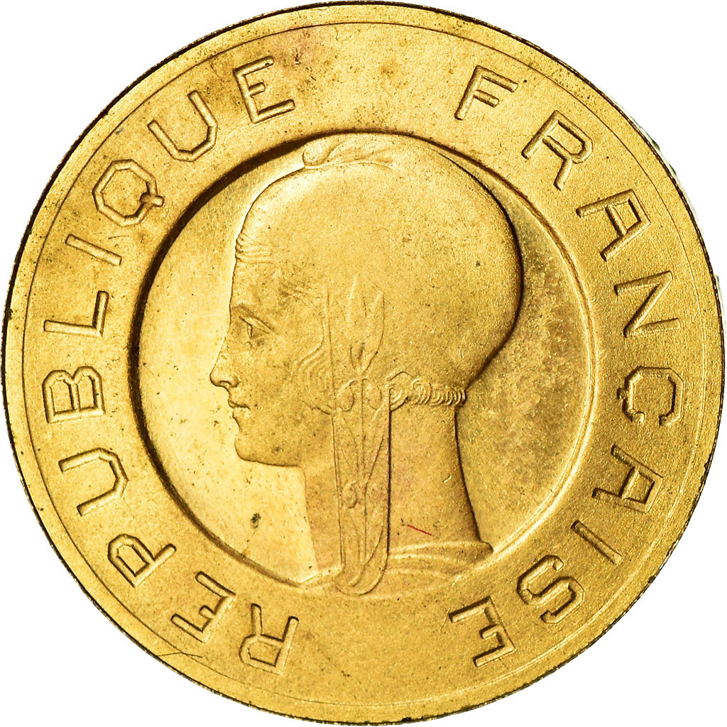 Moneta, Francia, Concours de Cochet, 5 Francs, 1933, ESSAI, SPL, Rame dorato
