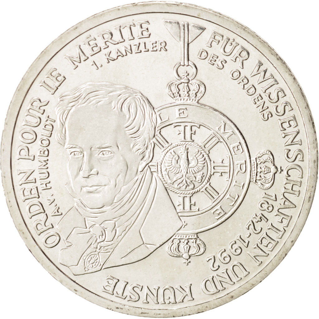 Coin, GERMANY - FEDERAL REPUBLIC, 10 Mark, 1992, Munich, Germany, MS(65-70)