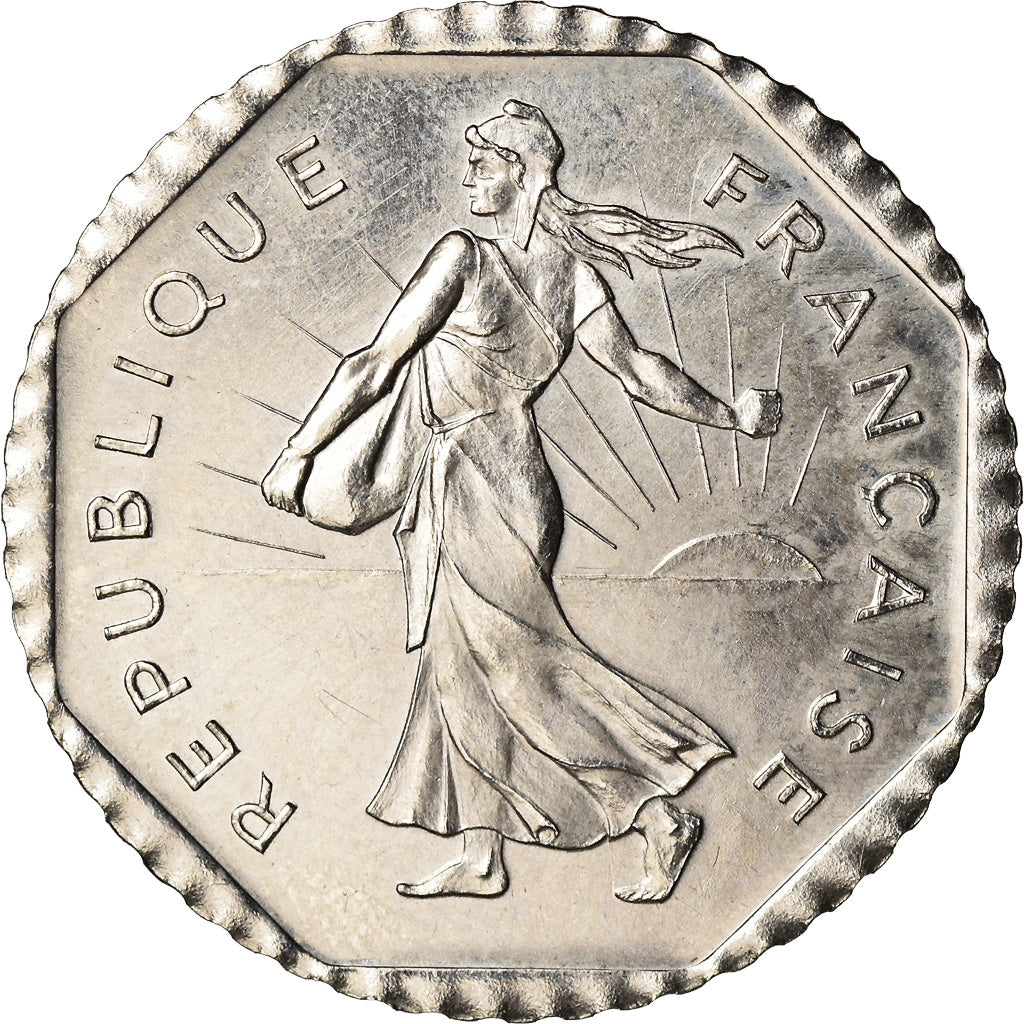 Coin, France, Semeuse, 2 Francs, 1977, Pré-série, MS(63), Nickel, KM:Pn118