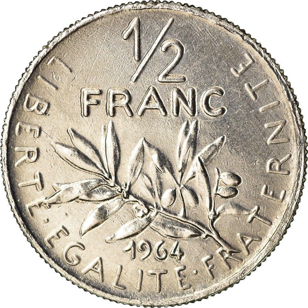 Coin, France, Semeuse, 1/2 Franc, 1964, Pré-série, MS(63), Nickel