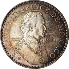 Moneta, Monaco, Rainier III, 50 Francs, 1974, ESSAI, SPL, Argento, KM:E66