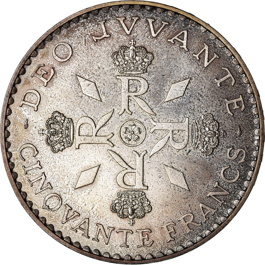 Moneta, Monaco, Rainier III, 50 Francs, 1974, ESSAI, SPL, Argento, KM:E66