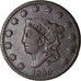 Coin, United States, Coronet Cent, Cent, 1830, U.S. Mint, Philadelphia