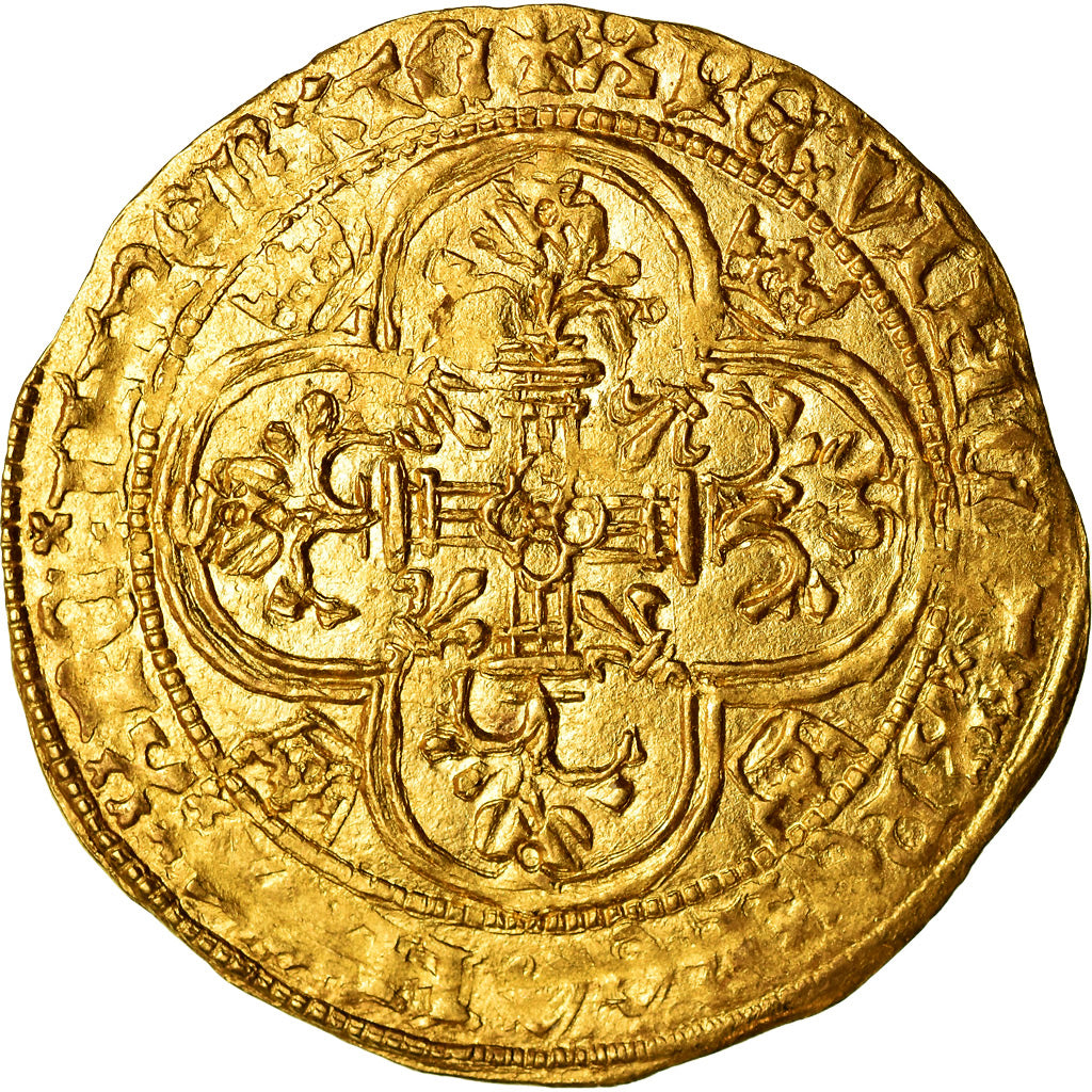 Coin, France, Royal d'or, Chinon, AU(55-58), Gold, Duplessy:455