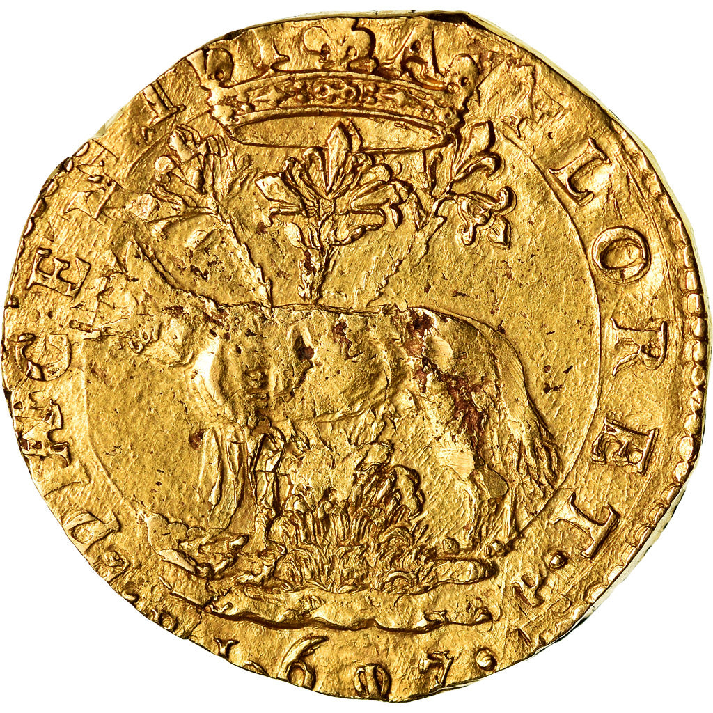 Moneta, DEPARTAMENTY WŁOSKIE, PIACENZA, Ranuccio I, 2 Doppie, 1607, Piacenza