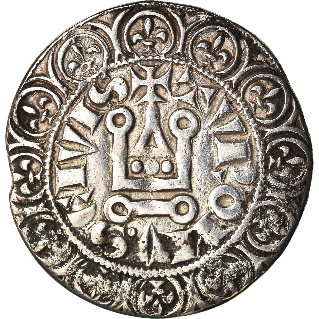 Monnaie, France, Philippe III, Gros Tournois, TTB, Argent, Duplessy:202A