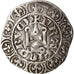 Coin, France, Charles IV, Maille Blanche, VF(30-35), Silver, Duplessy:243