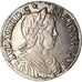 Coin, France, Louis XIV, 1/2 Écu à la mèche longue, 1/2 Ecu, 1655, Rouen
