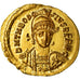 Coin, Theodosius II, Solidus, Thessalonica, MS(63), Gold, RIC:366