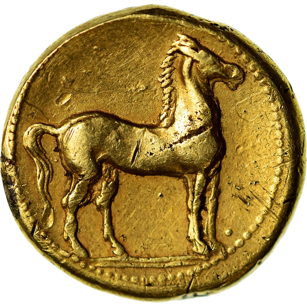 Coin, Carthage, Zeugitane, Stater, EF(40-45), Electrum, SNG-Cop:977