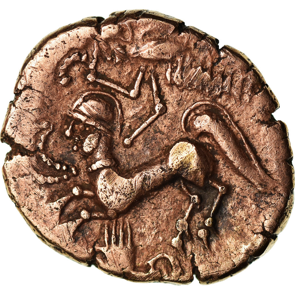Coin, Pictones, Stater, AU(50-53), Electrum, Delestrée:3667