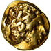 Coin, Aedui, 1/4 Stater, EF(40-45), Gold, Delestrée:3034