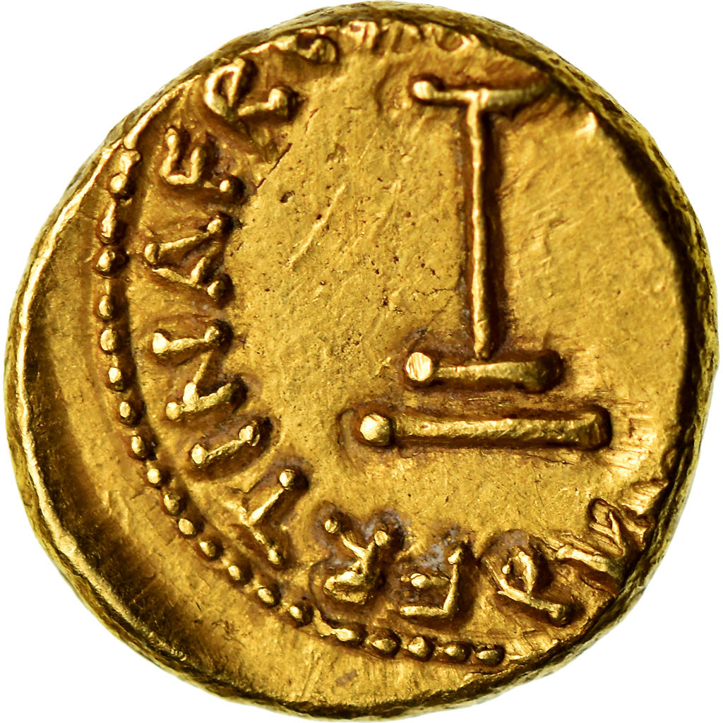 Munten, Arab-Byzantine, Tremissis, PR, Goud
