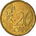 Unia Europejska, 20 Euro Cent, Double revers, EF(40-45), Mosiądz