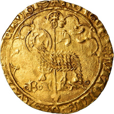 Coin, France, Charles VI, Agnel d'or, VF(30-35), Gold, Duplessy:372B