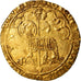 Coin, France, Charles VI, Agnel d'or, VF(30-35), Gold, Duplessy:372B