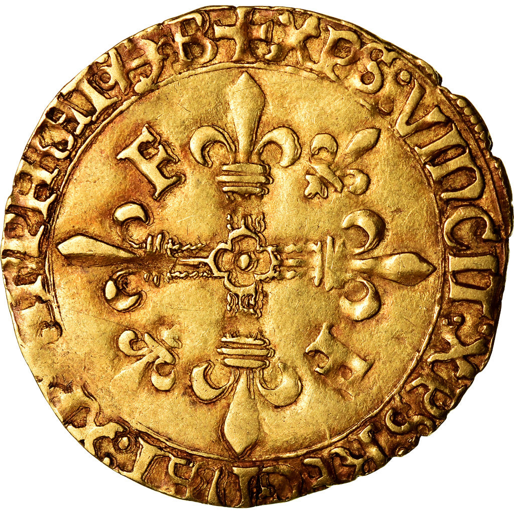 Monnaie, France, François Ier, Ecu d'or, Bayonne, TTB, Or, Duplessy:775