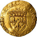 Moneta, Francja, François Ier, Ecu d'or, Bayonne, VF(30-35), Złoto