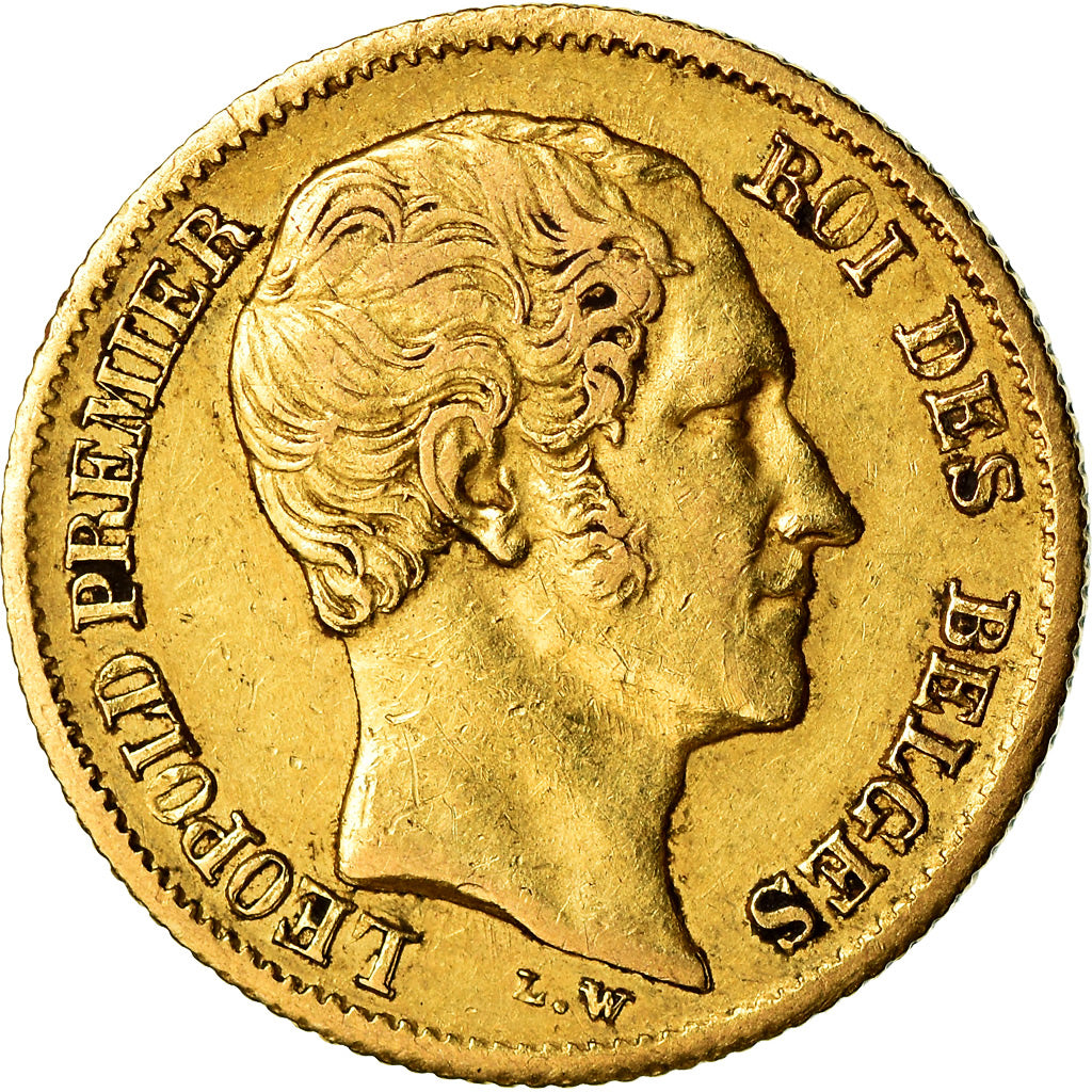 Monnaie, Belgique, Leopold I, 10 Francs, 10 Frank, 1850, TTB, Or, KM:18