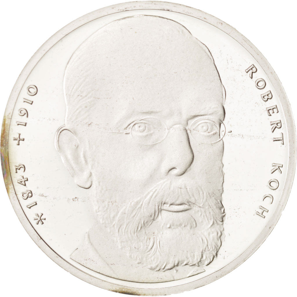 Coin, GERMANY - FEDERAL REPUBLIC, 10 Mark, 1993, Hamburg, Germany, MS(65-70)