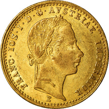 Munten, Oostenrijk, Franz Joseph I, Ducat, 1865, Karlsburg, ZF, Goud, KM:2264