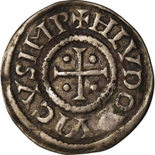 Monnaie, France, Louis le Pieux, Denier au temple, Denier, TTB, Argent
