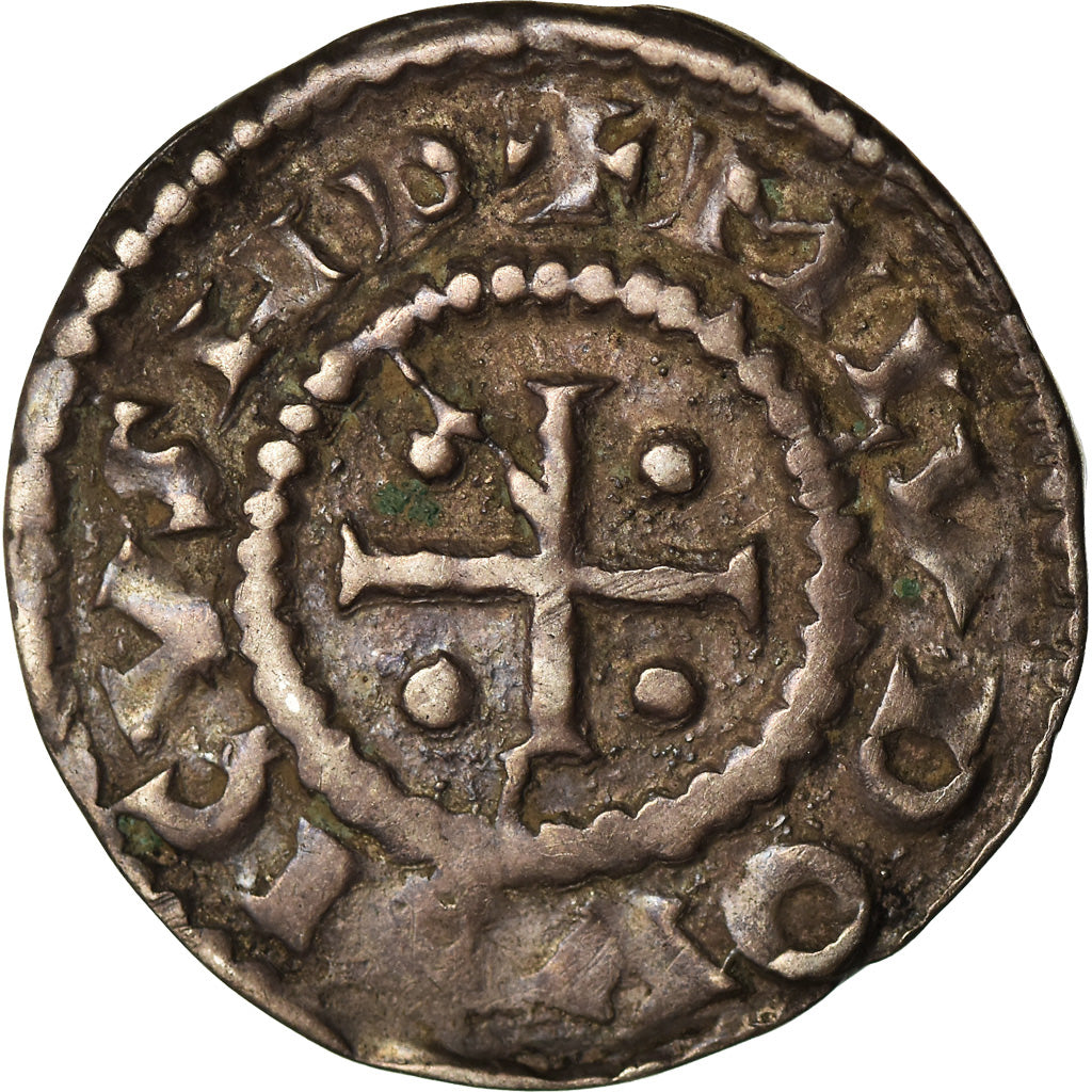 Coin, France, Louis le Pieux, Denier au temple, Denarius, EF(40-45), Silver