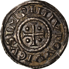 Moneta, Francia, Louis le Pieux, Denier au temple, Denarius, BB, Argento