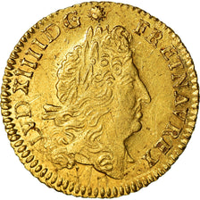 Monnaie, France, Louis XIV, 1/2 Louis d'or à l'écu, 1/2 Louis d'or, 1691