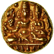 Münze, India, Vijayanagar Kingdom, Hari Hara II, 1/2 Pagoda, SS, Gold