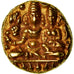 Münze, India, Vijayanagar Kingdom, Hari Hara II, 1/2 Pagoda, SS, Gold