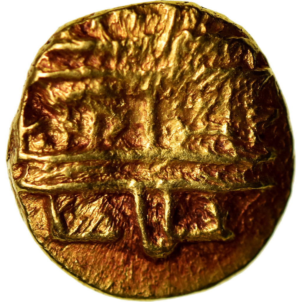 Coin, India, Vijayanagar Kingdom, Achyutaraya, 1/2 Pagoda, AU(50-53), Gold