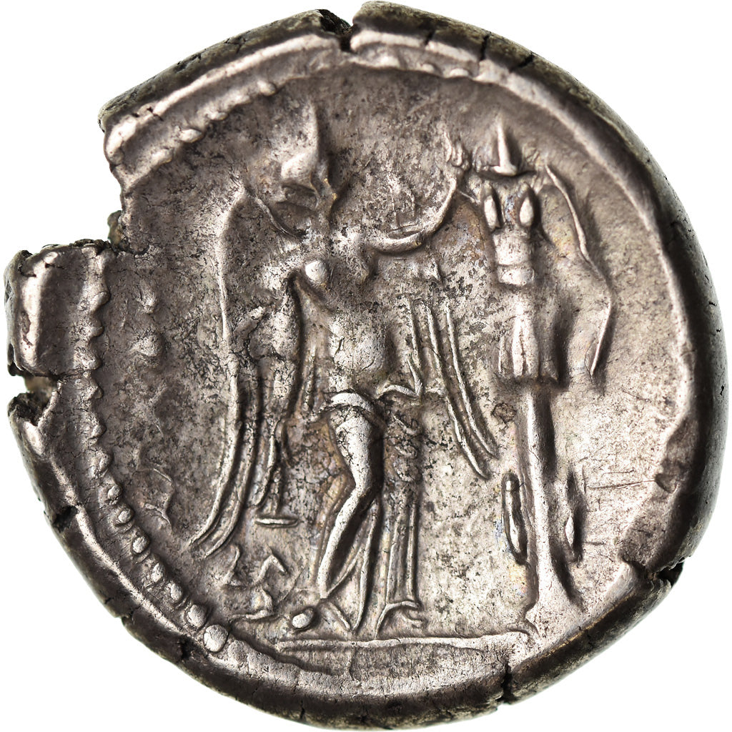Coin, SICILIA, Syracuse, Nike, Tetradrachm, Syracuse, EF(40-45), Silver