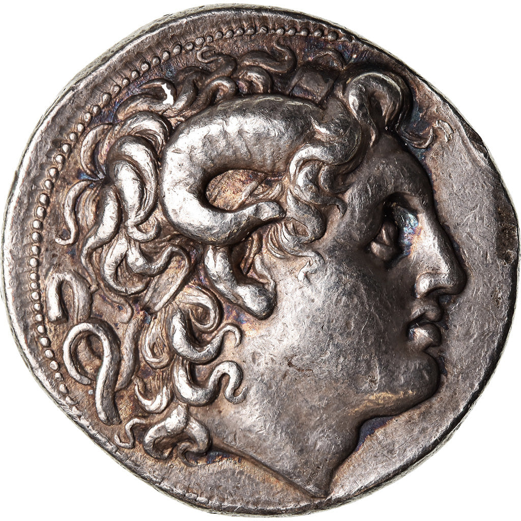 Coin, Thrace, Lysimachos, Tetradrachm, Lampsakos, AU(55-58), Silver
