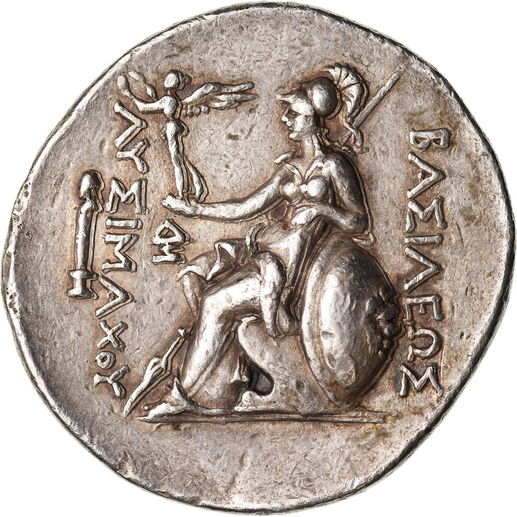 Coin, Thrace, Lysimachos, Tetradrachm, Lampsakos, AU(55-58), Silver