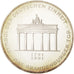GERMANY - FEDERAL REPUBLIC, 10 Mark, 1991, Berlin, Toned, Silver, KM:177