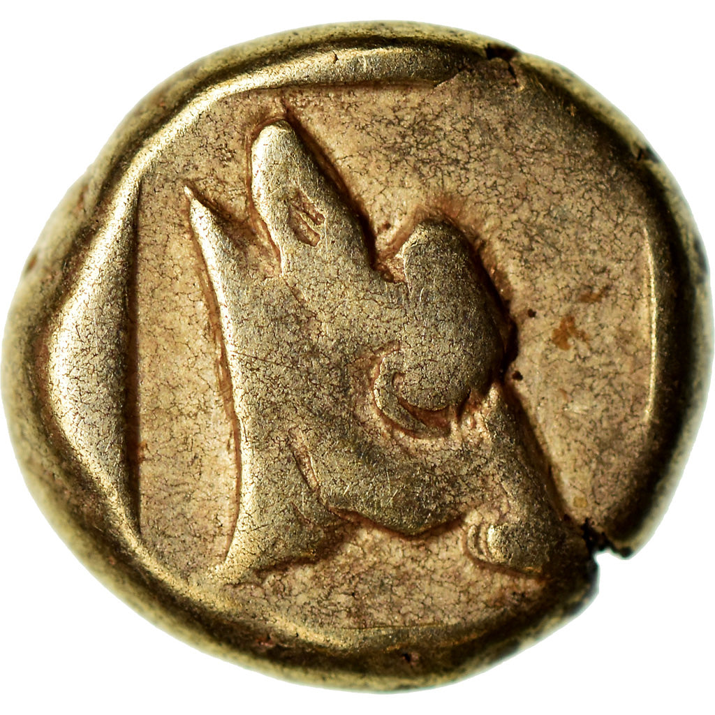 Coin, Lesbos, 480-350 Bf JC, Mytilene, Hekte, Mytilene, EF(40-45), Electrum