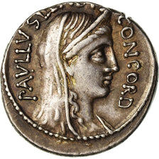 Coin, Aemilia, Denarius, Rome, AU(55-58), Silver, Crawford:417/1a
