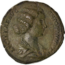 Moneta, Lucilla, Sestertius, AD 166, Rome, AU(55-58), Bronze, RIC:1747