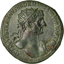 Coin, Hadrian, Dupondius, 121, Rome, AU(50-53), Copper, RIC:604a