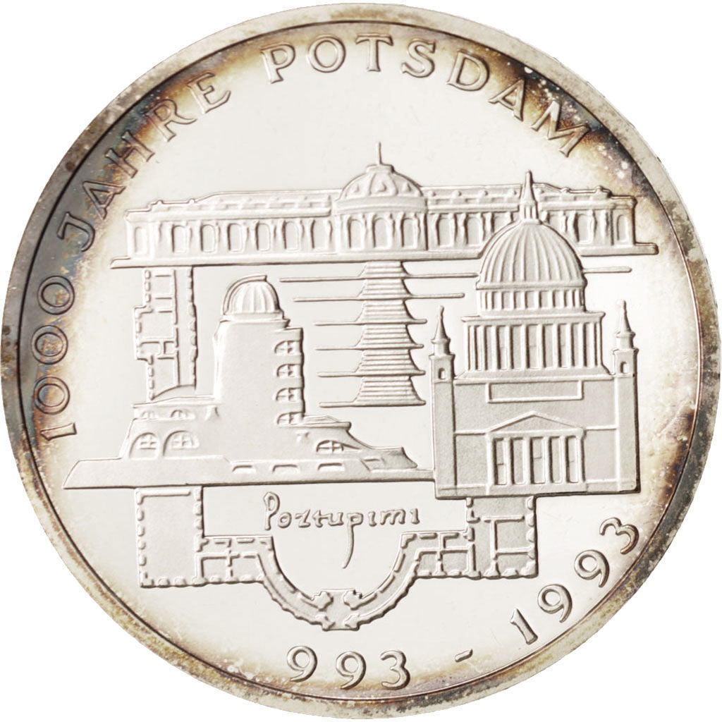 Coin, GERMANY - FEDERAL REPUBLIC, 10 Mark, 1993, Stuttgart, Germany, MS(64)