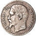 Moneta, Francia, Napoleon III, Napoléon III, Franc, 1860, Strasbourg, MB+