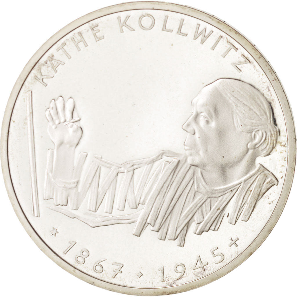 Coin, GERMANY - FEDERAL REPUBLIC, 10 Mark, 1992, Karlsruhe, Germany, MS(64)