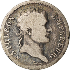 Moneta, Francja, Napoléon I, Franc, 1808, Paris, F(12-15), Srebro, KM:682.1