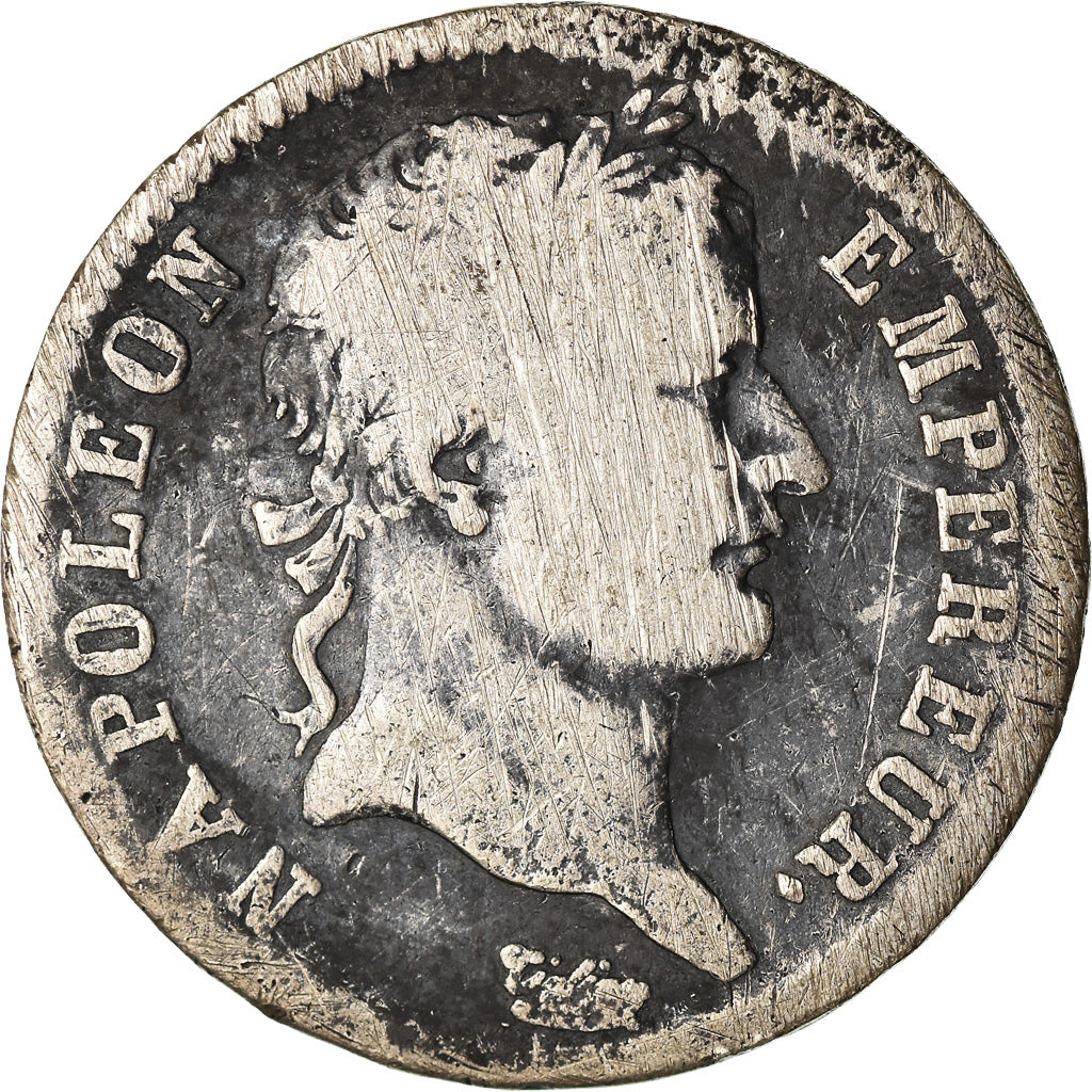 Moneta, Francja, Napoléon I, Franc, 1809, Lille, F(12-15), Srebro, KM:692.16