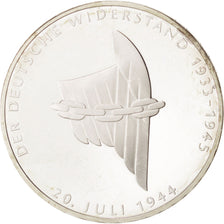 République fédérale allemande, 10 Mark, 1991-1994, Berlin, Germany, Argent...