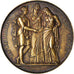 Francja, Medal, Mariage, La Religion les Unit, 1828, Depaulis, AU(50-53), Srebro