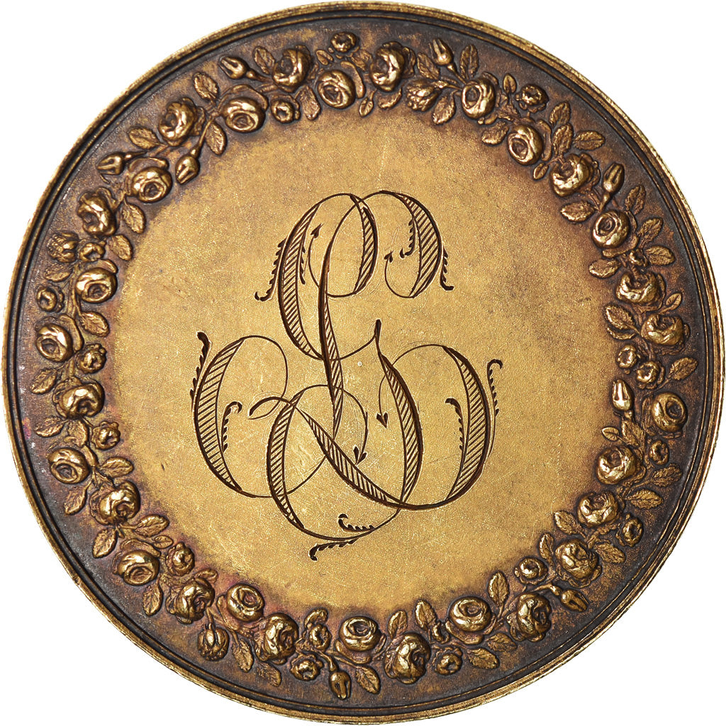 Francja, Medal, Mariage, La Religion les Unit, 1828, Depaulis, AU(50-53), Srebro