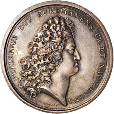 France, Medal, Louis XV, Régence de Philippe d'Orléans, Duvivier, Restrike