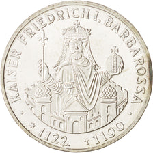 GERMANY - FEDERAL REPUBLIC, 10 Mark, 1990, Stuttgart, Germany, Silver, KM:174